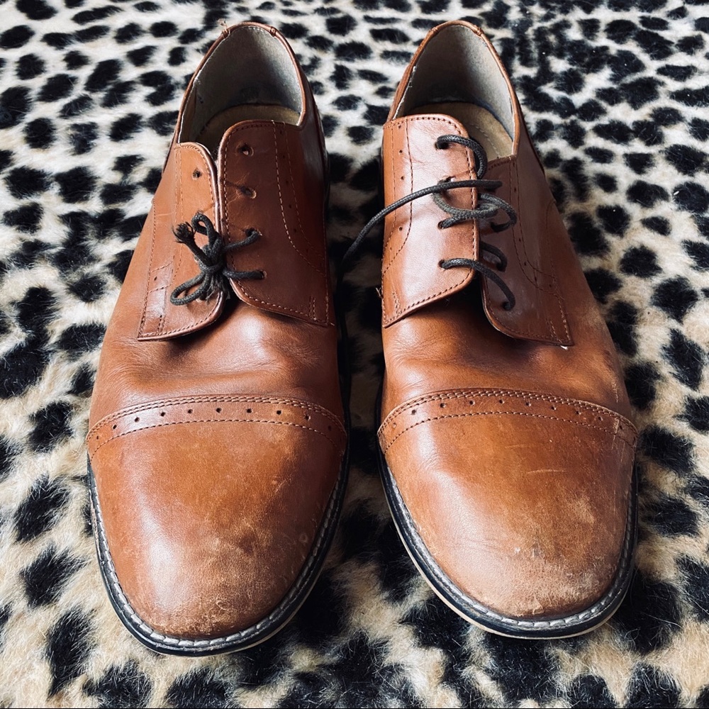 Nunn Bush Overland Cap Toe Oxford dress shoes